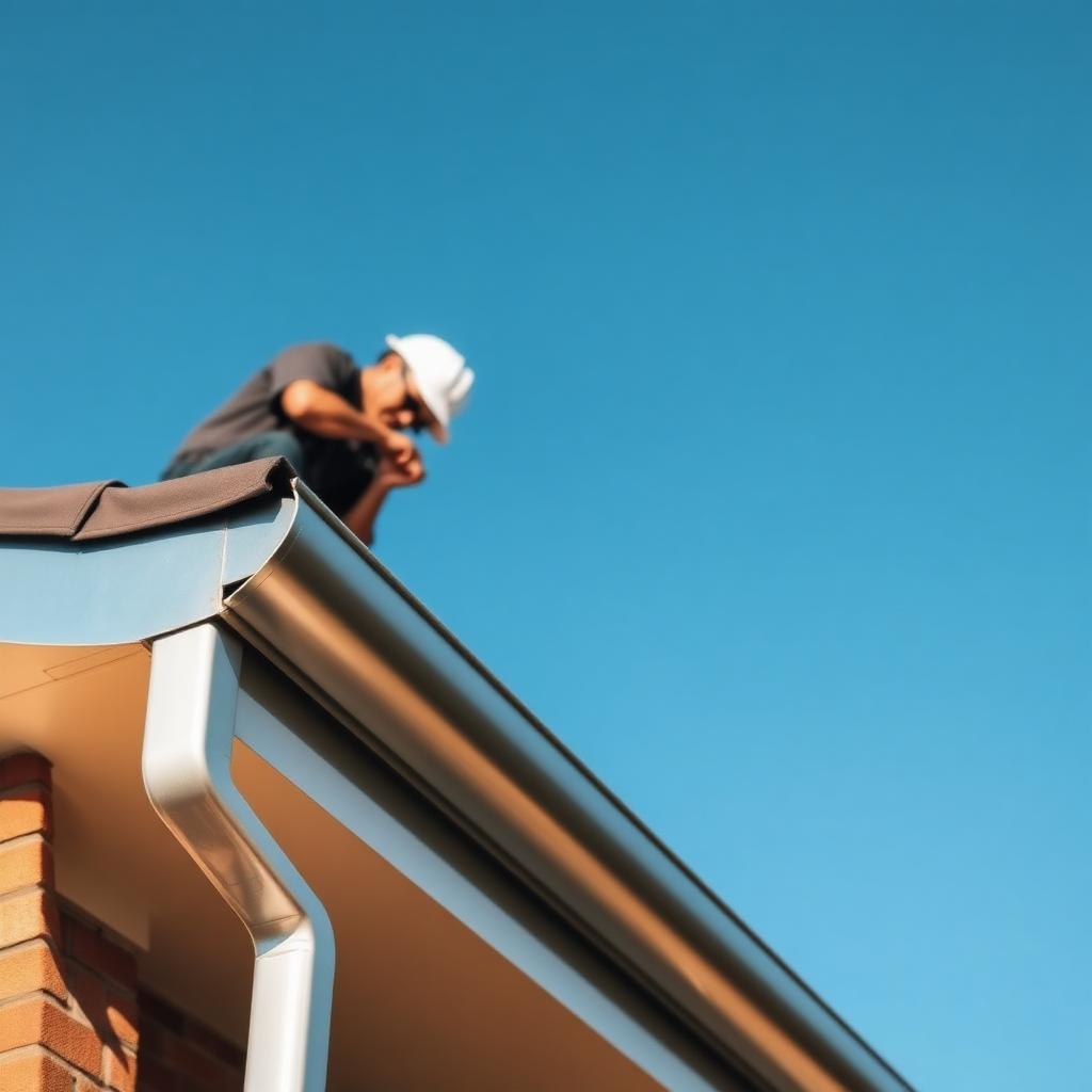 New gutter installation